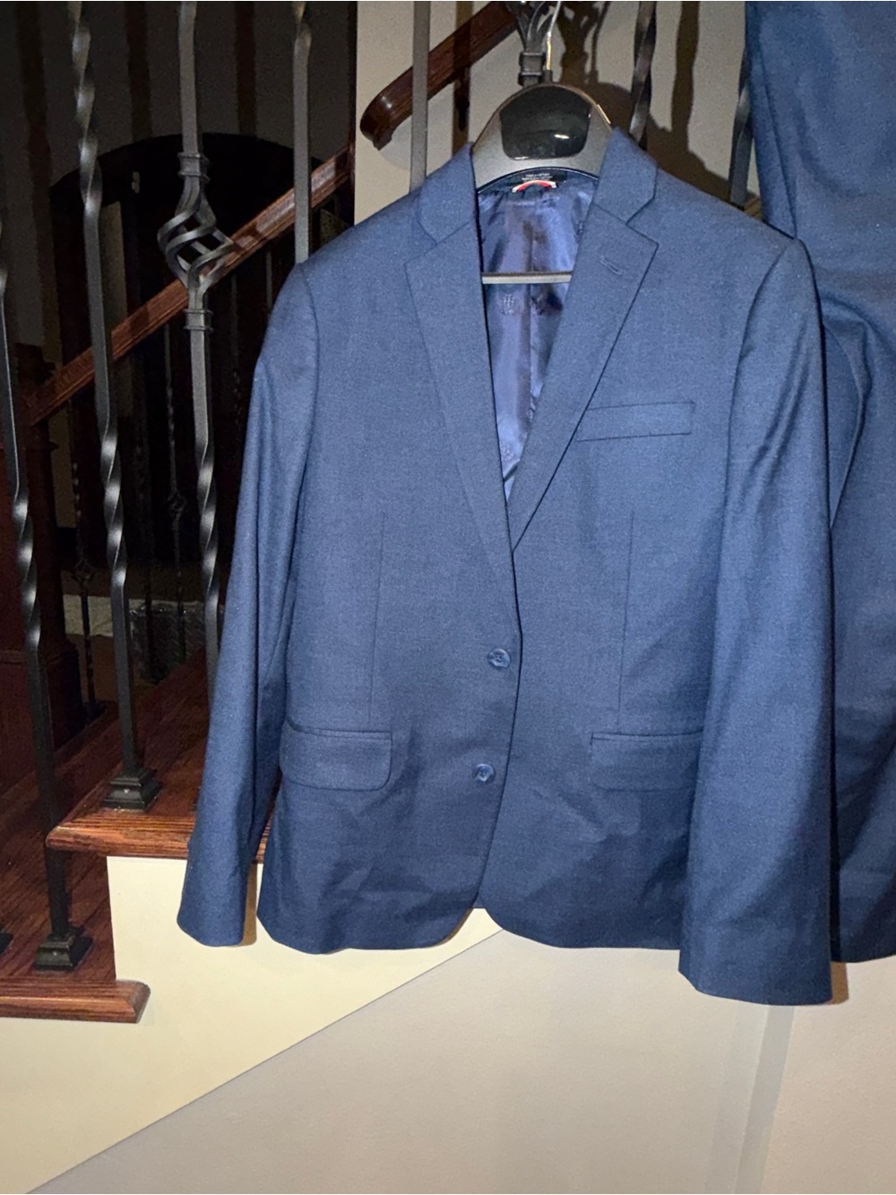 Classic Boy’s Navy Two-Piece Suit Jacket & Trousers - Picture 2 of 4